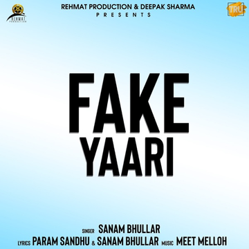 Fake Yaari cover